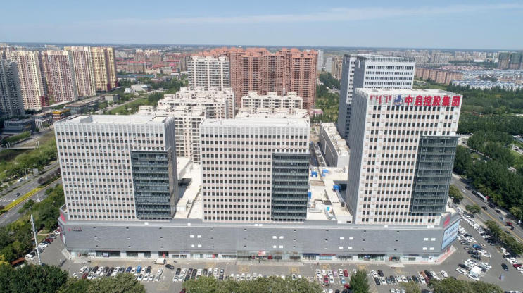 中啟盛建（通遼）金融商業(yè)中心城市綜合體工程（總建筑面積40.8萬㎡）